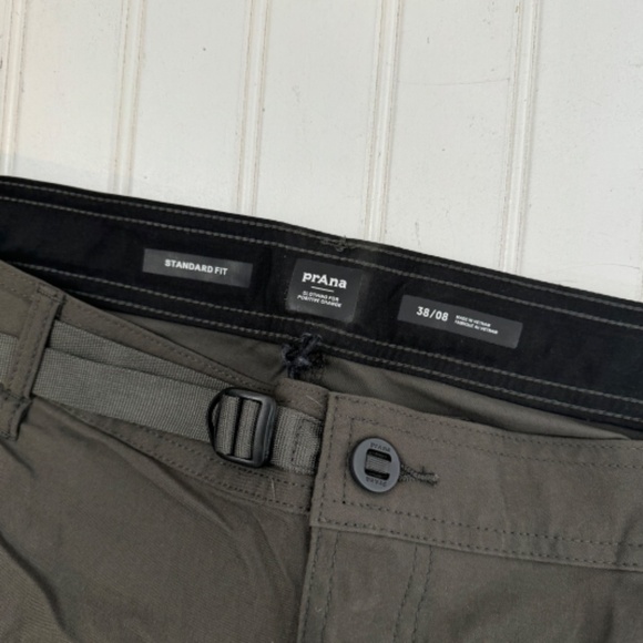NEW prAna Standard Fit Brown 38W 8" Inseam Stretch Zion Short II Dark Iron - Picture 7 of 11